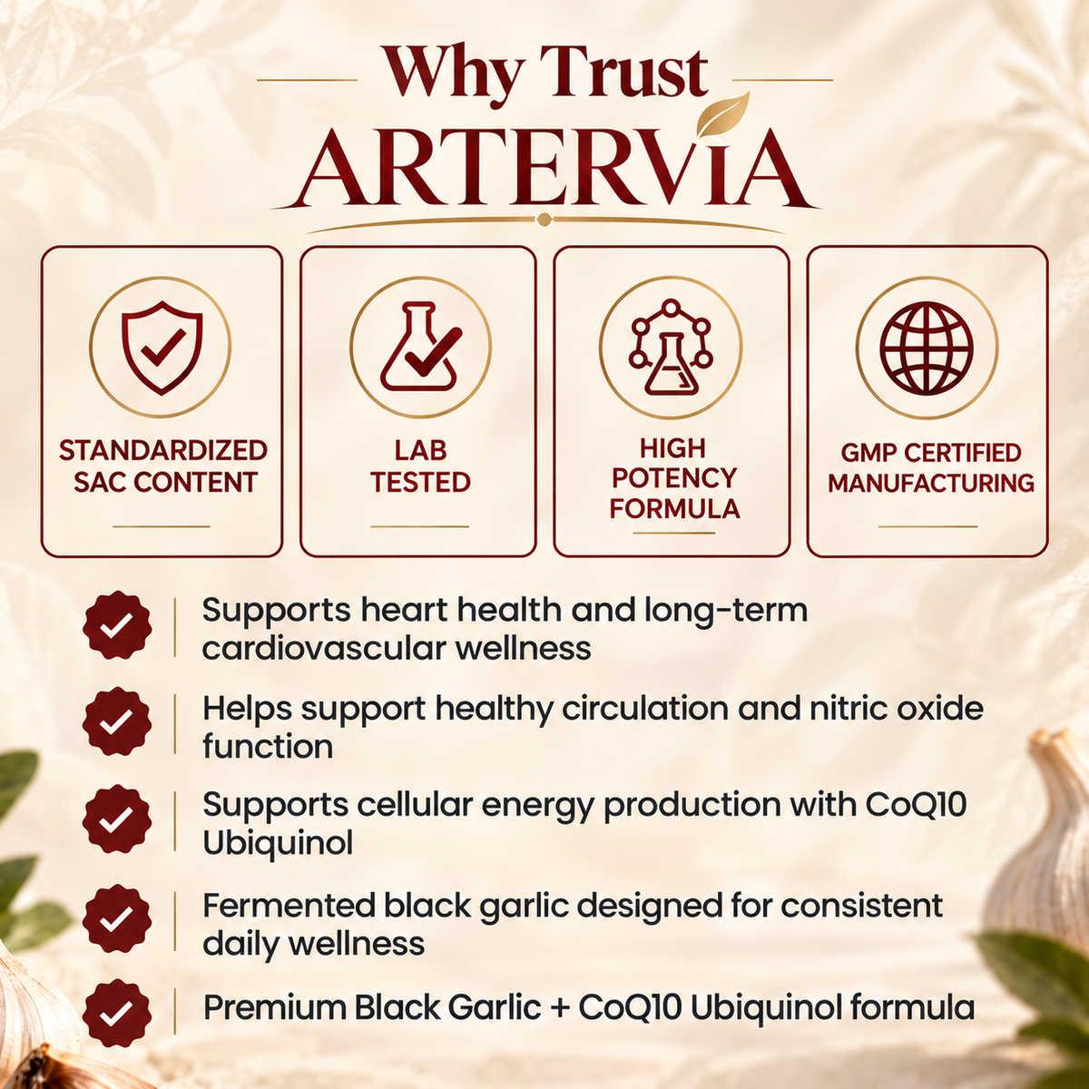 ARTERVIA Fermented Garlic™