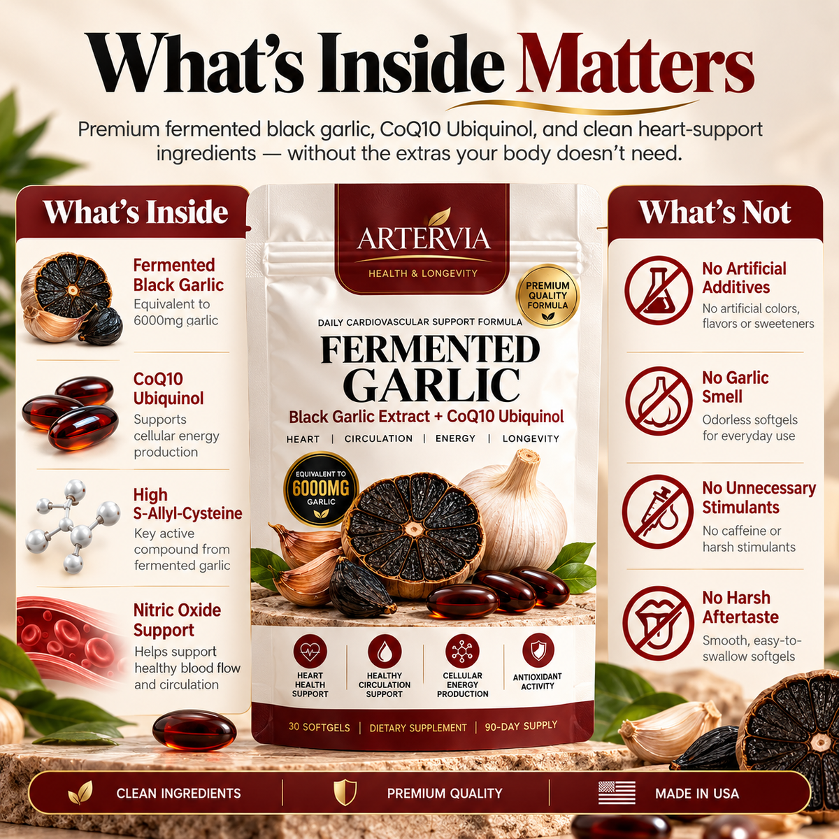 ARTERVIA Fermented Garlic™