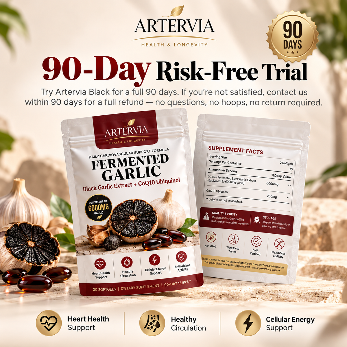 ARTERVIA Fermented Garlic™